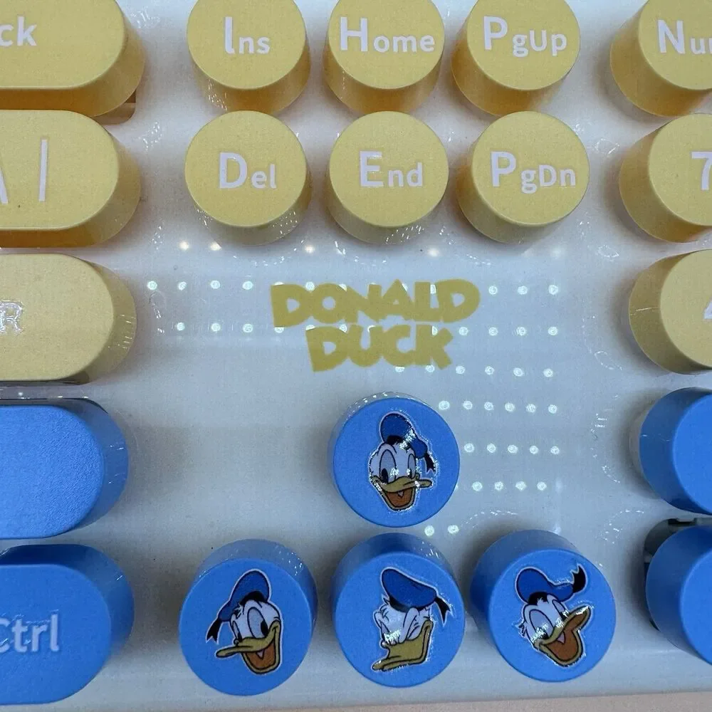Disney Donald Duck 90th Anniversary Wireless Keyboard & Mouse Set Tested Works